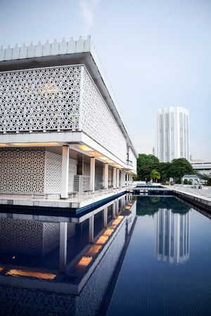 National Mosque of Malaysia Kuala Lumpur Malaysiaの写真素材