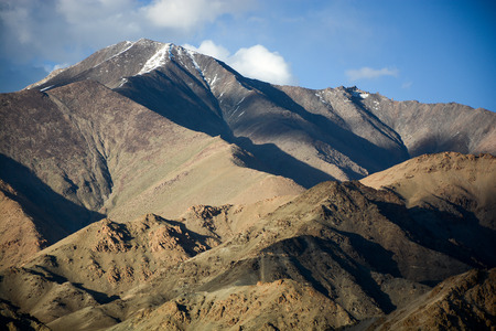 Mountain range in summer of Leh Ladakh Indiaの写真素材