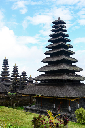 Besakih temple one of Hindu temple in Bali Indonesiaの写真素材