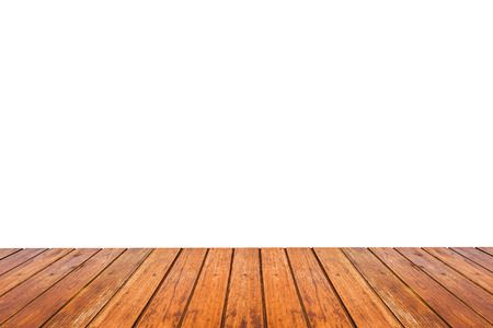 Wood floor texture isolated on white background for copy spaceの写真素材