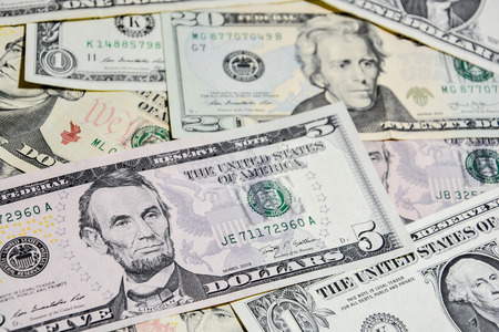 American Dollar billsの写真素材