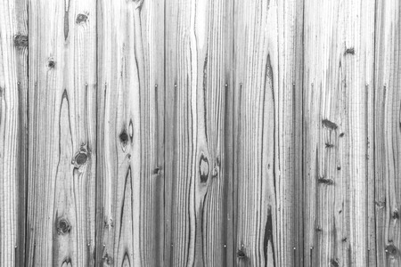 Old grunge white and gray grey wood plank pattern with beautiful abstract surface, use for texture, background, backdrop or design elementの写真素材