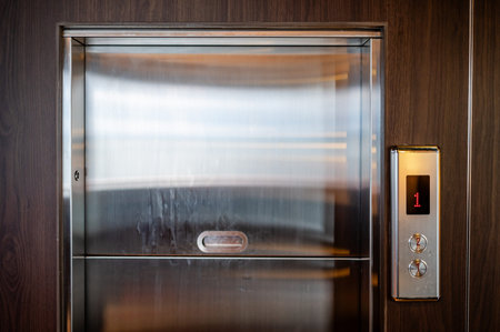 Dumbwaiter lift, also known as food lift or small freight elevator. Use for kitchen service, laundry or document delivery