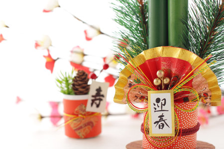 Image photo of New Year's decoration of Japan traditional cultureの写真素材