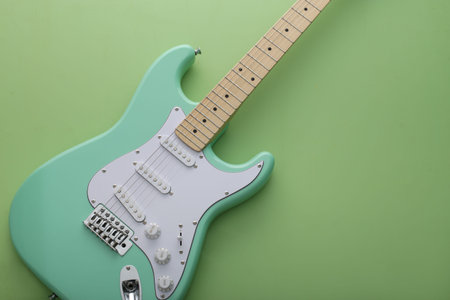 Single photo of an electric guitar