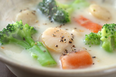 Scallop Cream Stewの写真素材