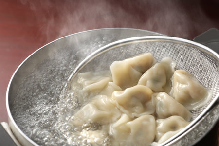 Water dumplingsの写真素材