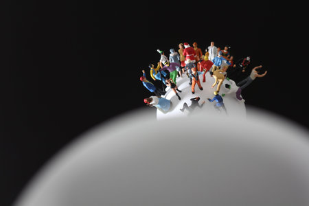 Population growth of the diorama Earth and migration of other stars