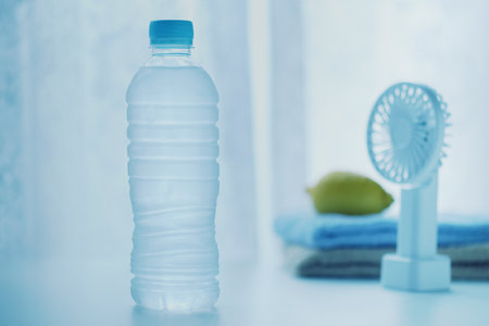 Image of a group of heat stroke prevention goodsの写真素材