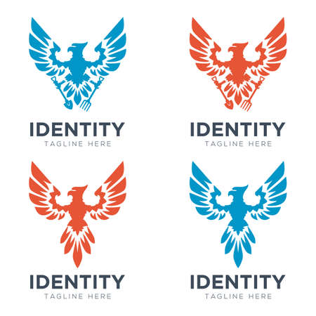 phoenix bird concept with modern and abstract style.
suitable for all businesses.のイラスト素材