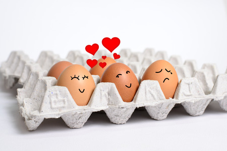 Story of love s eggsの写真素材