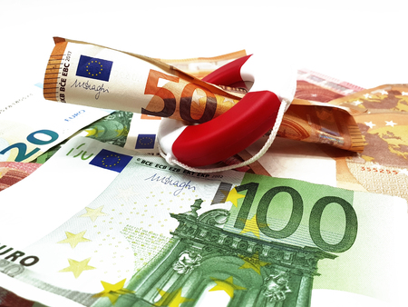 Lifebuoy for the Euroの写真素材