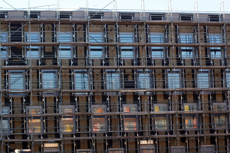 Construction of a new buildingの写真素材
