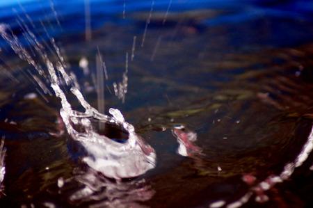 Abstract background of a dropの写真素材