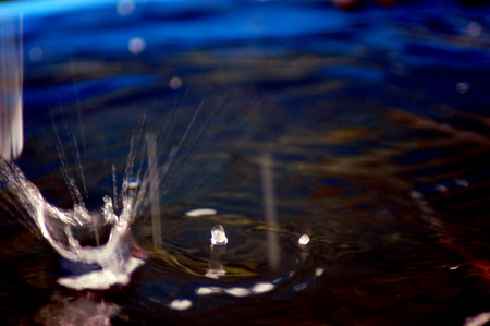 Abstract background of a dropの写真素材