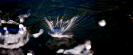 Abstract background of a dropの写真素材