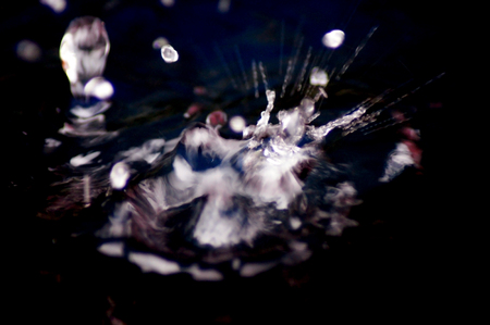 Abstract background of a dropの写真素材