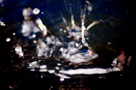 Abstract background of a dropの写真素材