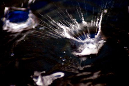 Abstract background of a dropの写真素材