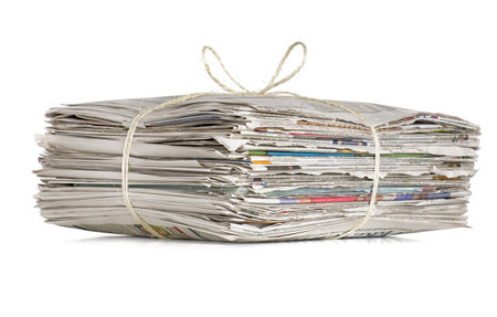 pile of newspapers