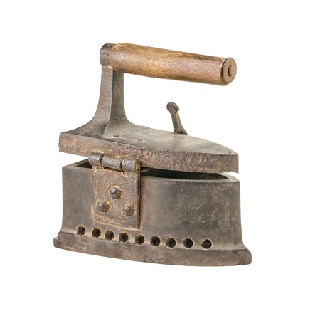 antique flat ironの写真素材