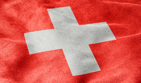 Flag of Switzerlandの写真素材