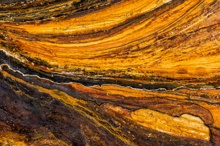 Macro shot of a rusted metal surfaceの写真素材