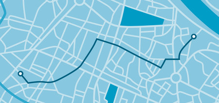 A generic city map - navigation