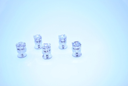 The silver buttonsの写真素材