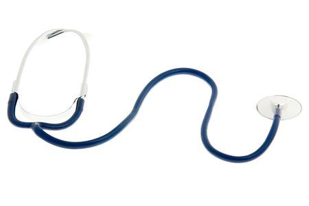 Medical Stethoscope Isolated on Whiteの写真素材