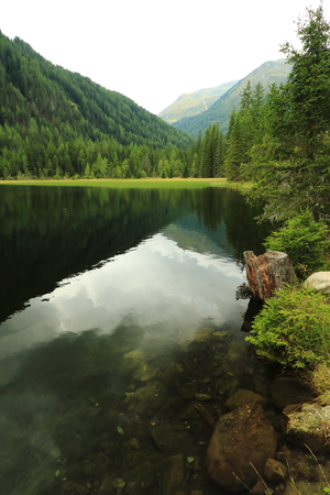 Lake Etrach in Austria, Styriaの写真素材