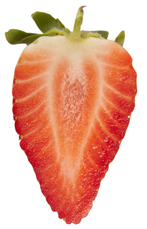 Strawberry Isolated on White Backgroundの写真素材
