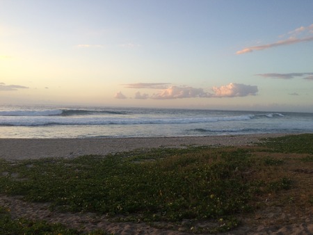 sunrise beach Isle of Reunionの写真素材