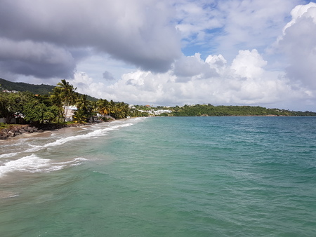 martiniue diamond beachの写真素材