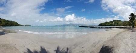 panorama island paradise dream vacationの写真素材