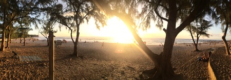 panorama canoe island dream island dream beach for a wonderful holidayのeditorial素材