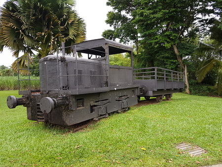 old train caraibes sugar cane rumの写真素材