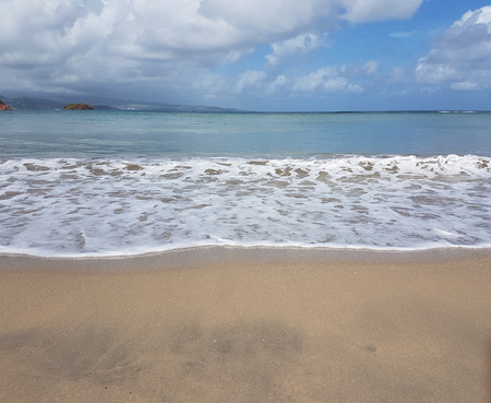 sandy beach for dream vacationの写真素材