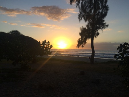 dream beach for caribbean holidays island of the meetingの写真素材