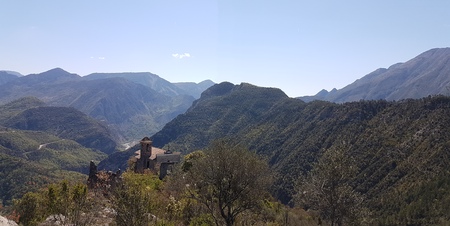 Mercantour mountain landscapeの写真素材