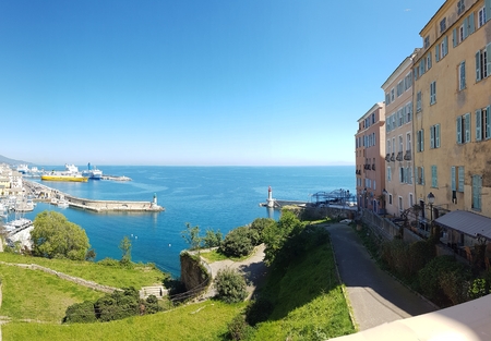 Corsica city bastia citadelの写真素材