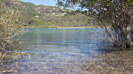 mountain lakeの写真素材