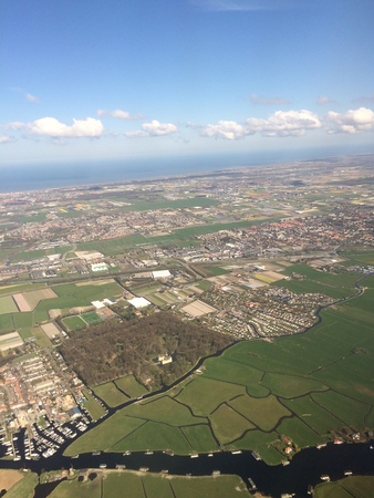 aerial view hollandeの写真素材