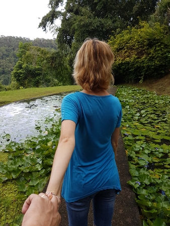 follow me tropic caraibesの写真素材