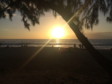 sunset on beach of dreamsの写真素材