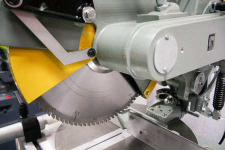 Circular Saw or chop saw with blade showing