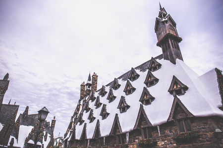 Osaka, Japan - November 17, 2018: The Wizarding World of Harry Potter in Universal Studios Japan.のeditorial素材