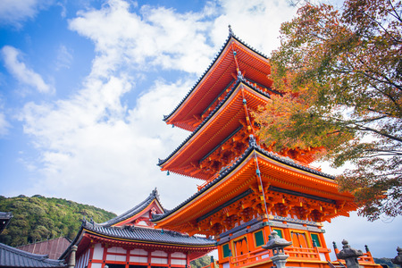 Kyoto, Japan - November 19, 2018: Kiyomizu-dera, the oldest Buddhist temple in eastern Kyoto.のeditorial素材