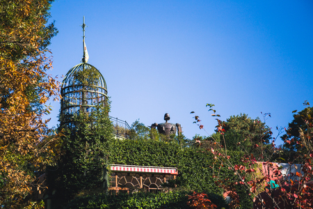 Tokyo, Japan - November 30, 2018: The Ghibli Museum is a multi-storied mansion full of twists and turns, tiny doors, winding staircases, and a rooftop garden.のeditorial素材