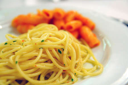 Italian cuisine, spaghettiの写真素材